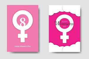 Happy Women's Day Bundle Story Template vector