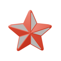 3D Star icon with transparent background, perfect for template design, UI or UX and more. png