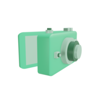 3D camera icon with transparent background, perfect for template design, UI or UX and more. png