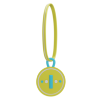 Icône de médaille 3d avec fond transparent, parfaite pour la conception de modèles, l'interface utilisateur ou l'ux et plus encore. png