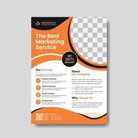 Unique and Modern Editable Flyer Design vector