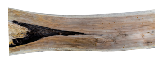 tablón de madera aislado en archivo png de fondo transparente