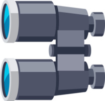 Binoculars flat color png