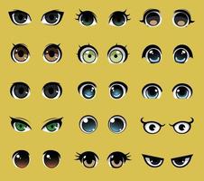 vector de ojo de dibujos animados de diseño