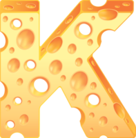 formaggio alfabeto impostato carattere tipografico stile png