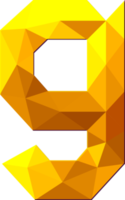 alfabet guld Färg polygon font stil png