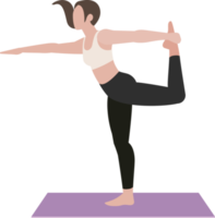 exercices de postures de yoga png