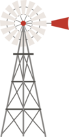 wind turbine color illustration png