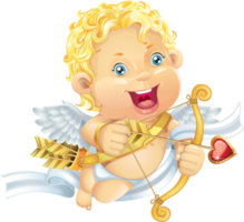 Cute cupid angel png