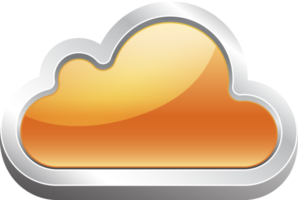 icône de symbole de nuage png