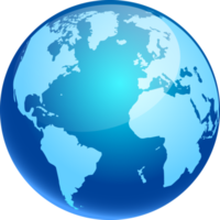 World earth globe icon png