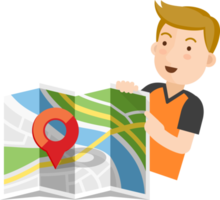 Travel guide illustrations png