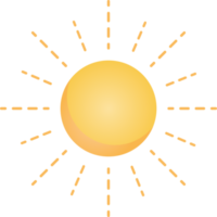 Sun symbol illustration png