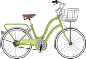 bicicleta color plano png