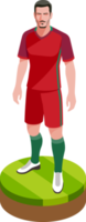 Soccer football player png