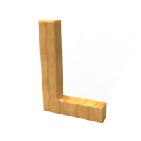 3d legna testo alfabeto lettere png