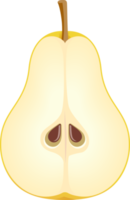 Peer fruit kleur illustratie png