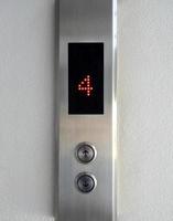 The arrow symbol with the braille on the push button.