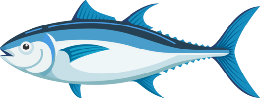 Tuna flat color png