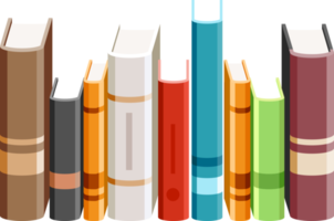 book flat color png