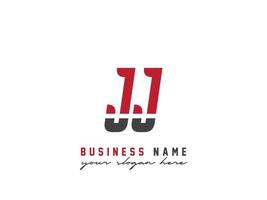 Minimalist Jj Logo Icon, Alphabet JJ Letter Logo Design vector