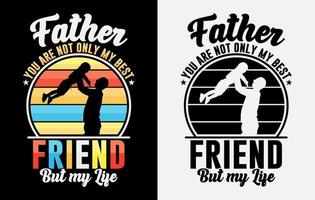 Typography papa dad Father's Day t-shirt design, happy father's day t shirt, dad t shirt vector