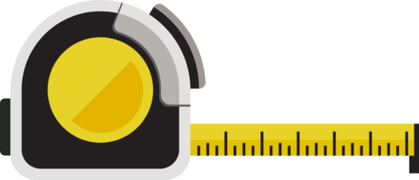 tape measure flat color png