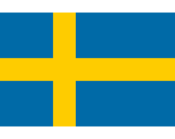 Symbole der schwedischen Flagge png