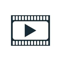 Cinema Player Icon Design Template Elements vector