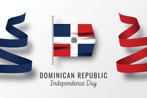 dia de la independencia de republica dominicana vector