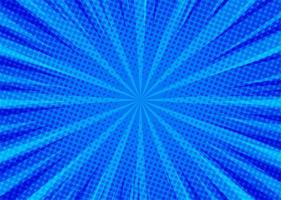 Abstract comic blue background. illustration. photo