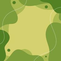 abstract green shapes background. illustration.. photo