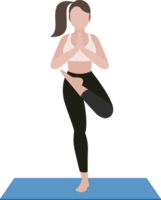 exercices de postures de yoga png