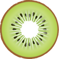 ilustración de color kiwi png