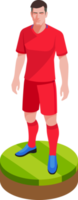 Soccer football player png