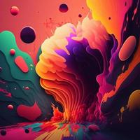 illustration colorfull background photo