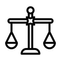 Balance Scale Icon Design vector