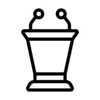 diseño de icono de podio vector