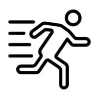 Running Icon Design vector