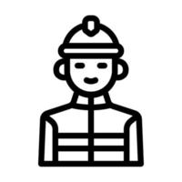 Firefighter Icon Design vector
