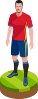 Soccer football player png