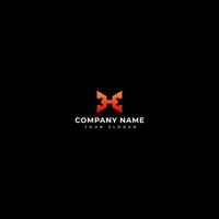 Modern letter H logo vector design template
