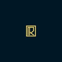 Letter R logo vector design template