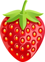 Strawberry color illustration png