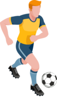 Soccer player sport people png