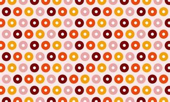 Dot seamless pattern banner with colorful vector