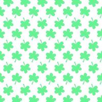 Vector seamless pattern with green leaves