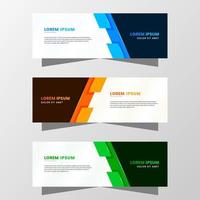 Vector Graphic of Abstract Banner Design. with modern Blue, Orange and Green color scheme. Suitable for banner sale, presentation, promotion, flyer, poster and brochure.