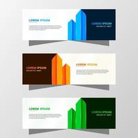 Vector Graphic of Abstract Banner Design. with modern Blue, Orange and Green color scheme. Suitable for banner sale, presentation, promotion, flyer, poster and brochure.