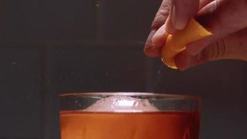 Squeezing Orange Peel video